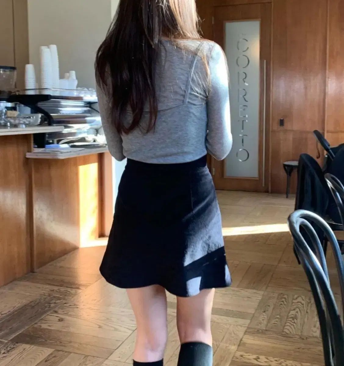 タナット ツアーベルベット ミニスカート mサイズ