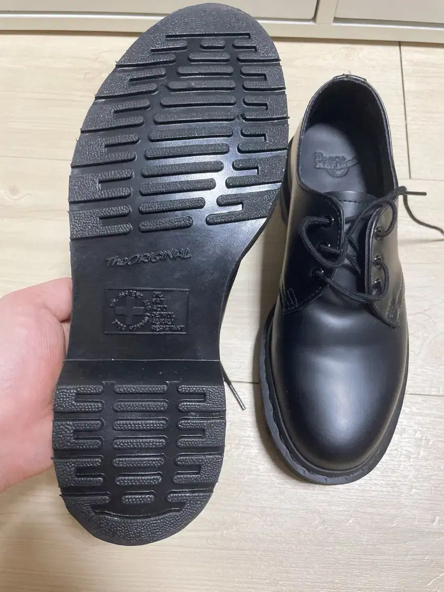  DR MARTENS ドクターマーチン 1461 3ホール ウール モノ ブラック 250 サイズ ローファー ブーツ 革靴
