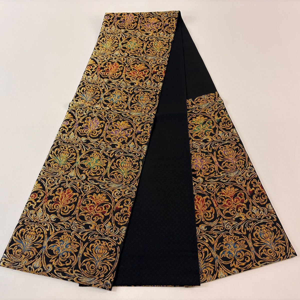 403my1☆六通 袋帯 葡萄唐草 金糸☆美品 403my1☆六通 袋帯 葡萄唐草 金糸☆美品 - メルカリ