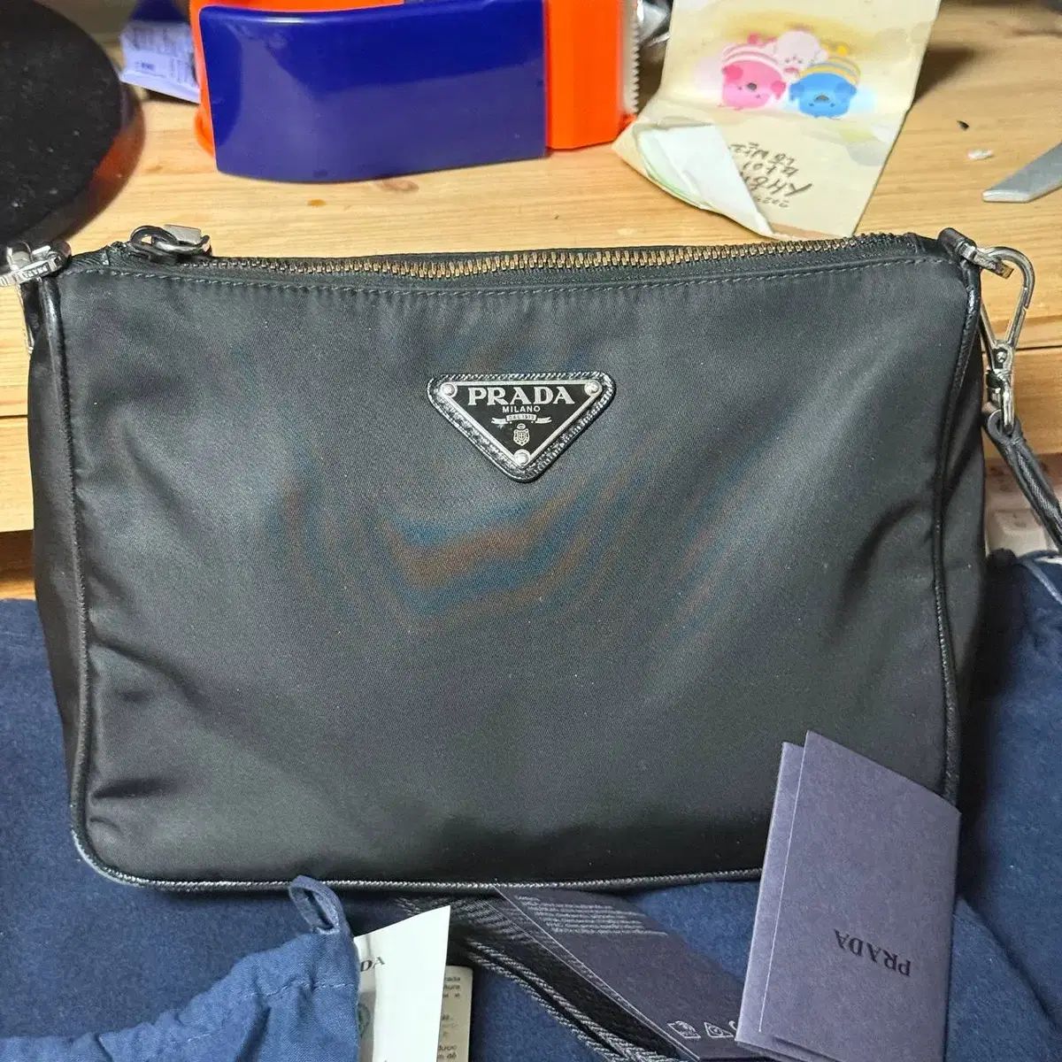 プラダ リナイロン サフィアーノ ショルダーバッグ クロスバック フルセット