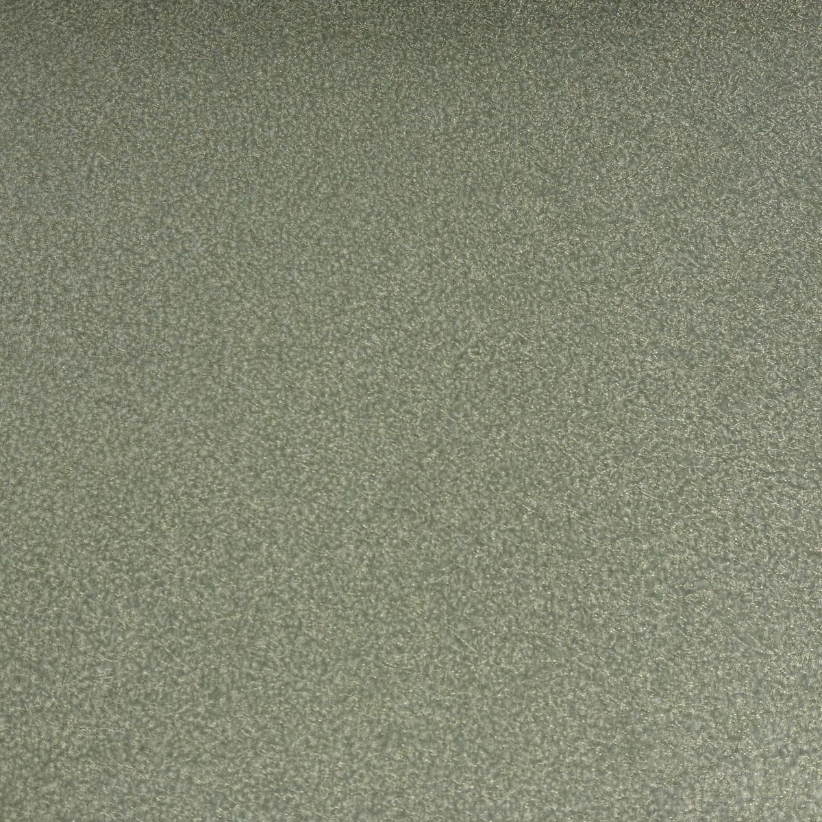 反物 小紋 落款有り 久保田一竹工房 草花 金通し 灰緑 正絹