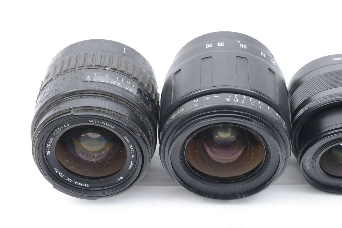 2024 ☆28個 まとめ売り☆ Canon PENTAX MINOLTA 等 AFレンズジャンク