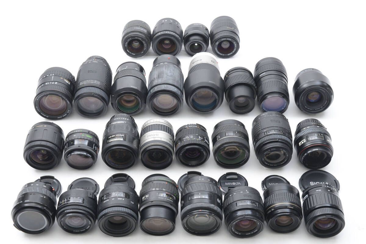 □カメラ、レンズまとめて Canon MINOLTA PENTAX OLYMPUS など Canon
