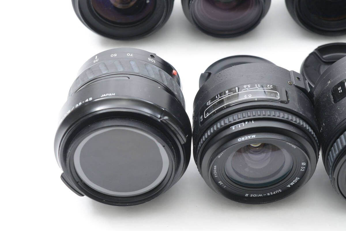 CANON MINOLTA PENTAX レンズ カメラ ジャンク　まとめ 2024 ☆28個 まとめ売り☆ Canon PENTAX MINOLTA 等 AFレンズジャンク