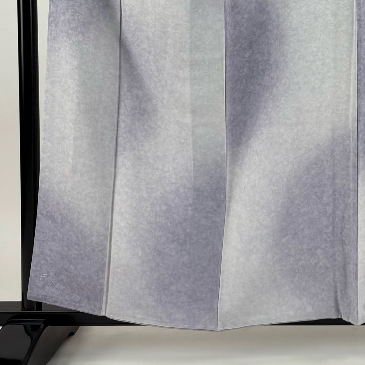 小紋 身丈159 5 cm 裄丈64 M 袷 ぼかし柄 幾何学 薄紫 正絹 秀品