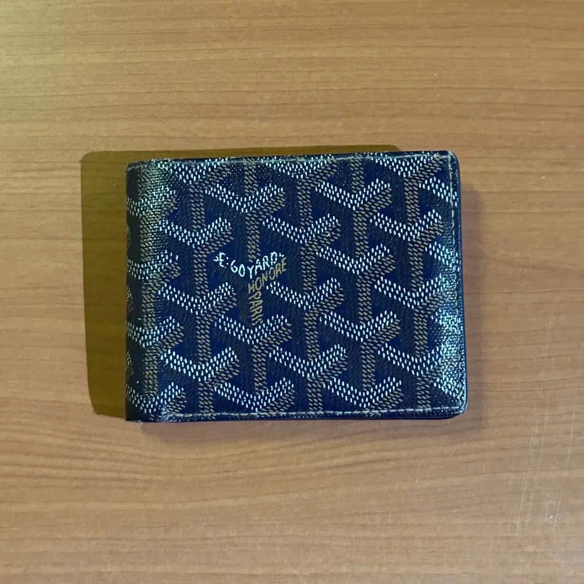Masion Goyard ゴヤール BIGトゥワール 二つ折り財布 ネイビー - メルカリ