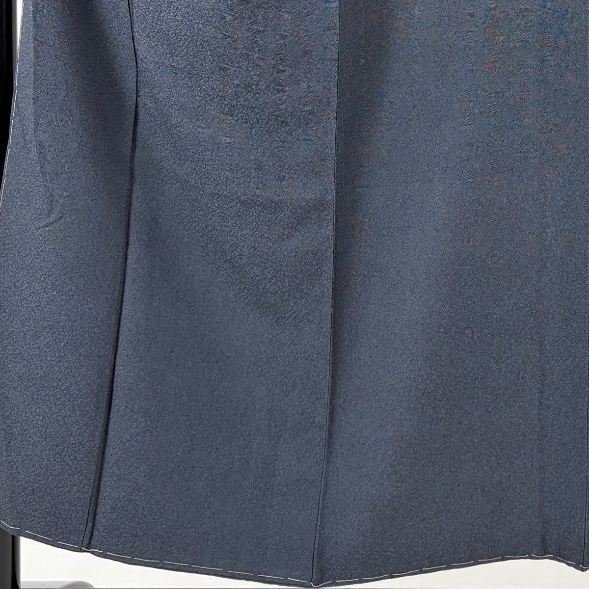 江戸小紋 身丈152 cm 裄丈63 5 S 袷 落款 鮫 紺色 正絹 秀品 一つ紋