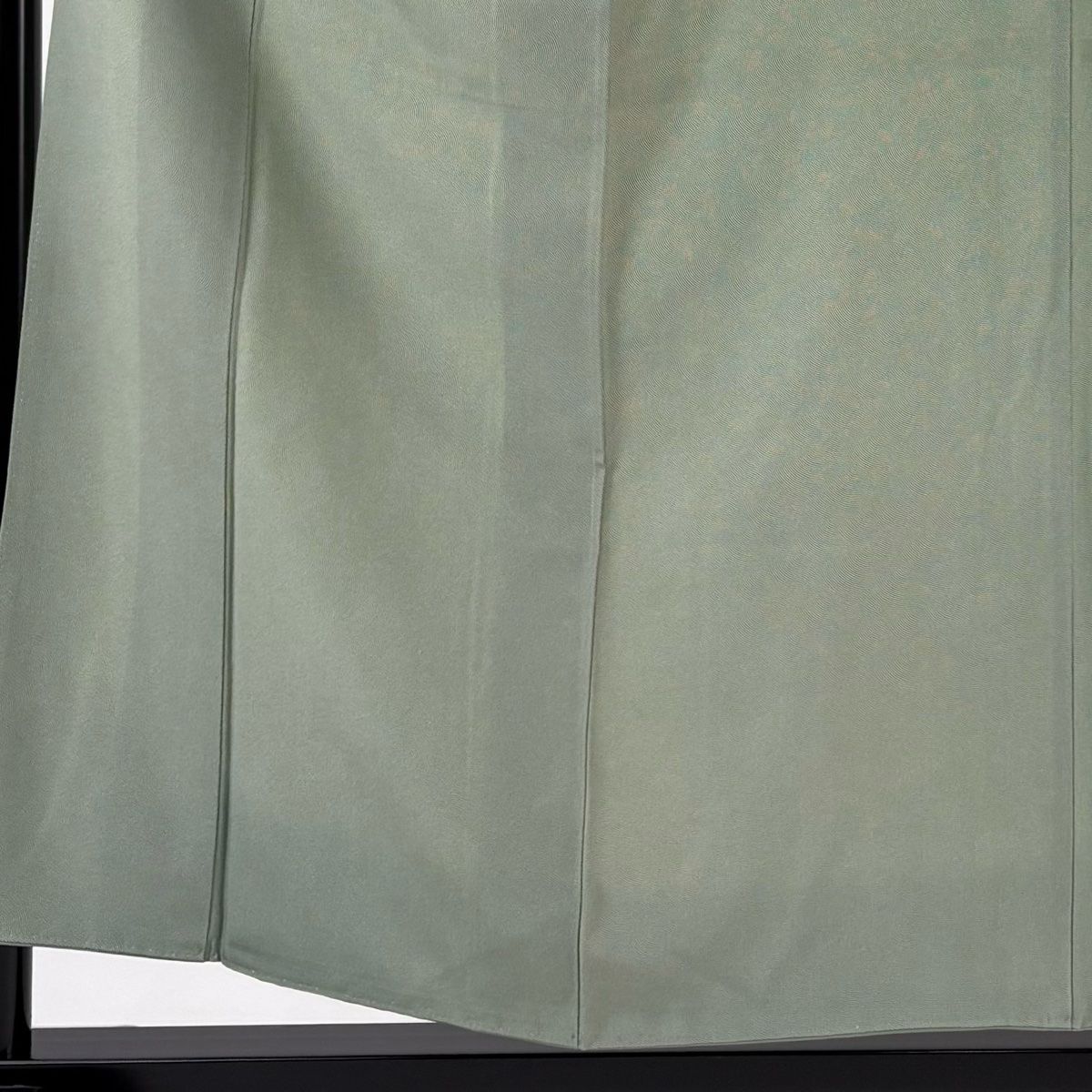 江戸小紋 身丈155 cm 裄丈63.5 S 袷 鮫 灰緑 正絹