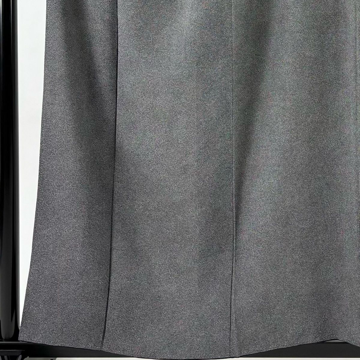 江戸小紋 身丈157 cm 裄丈66.5 M 袷 落款 鮫柄 黒灰 正絹 一つ紋