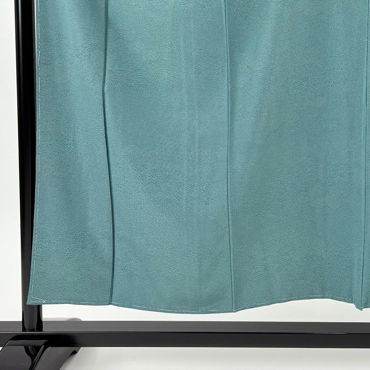 江戸小紋 身丈153 cm 裄丈64 5 M 袷 雲文 花 青緑 正絹