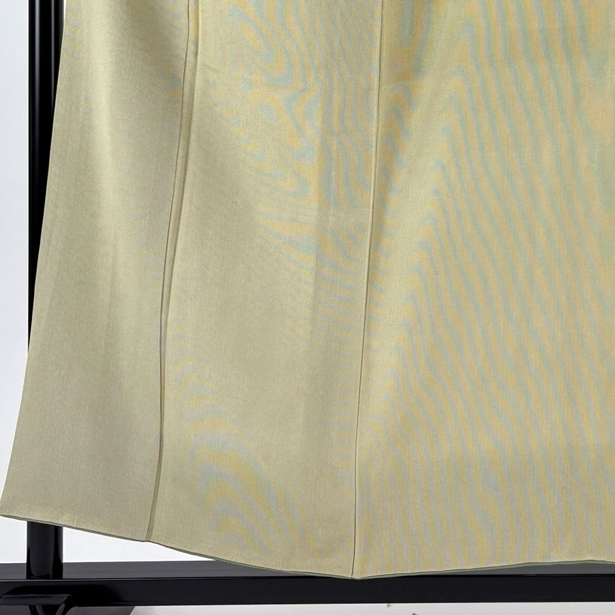 江戸小紋 身丈157 cm 裄丈67.5 L 袷 落款 万筋 抹茶色 正絹 一つ紋