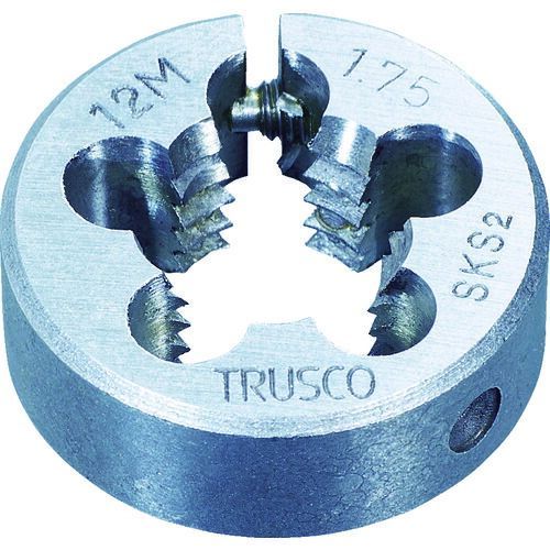 ＴＲＵＳＣＯ 丸ダイス ＳＫＳ 細目 ５０径 １２Ｘ１．５