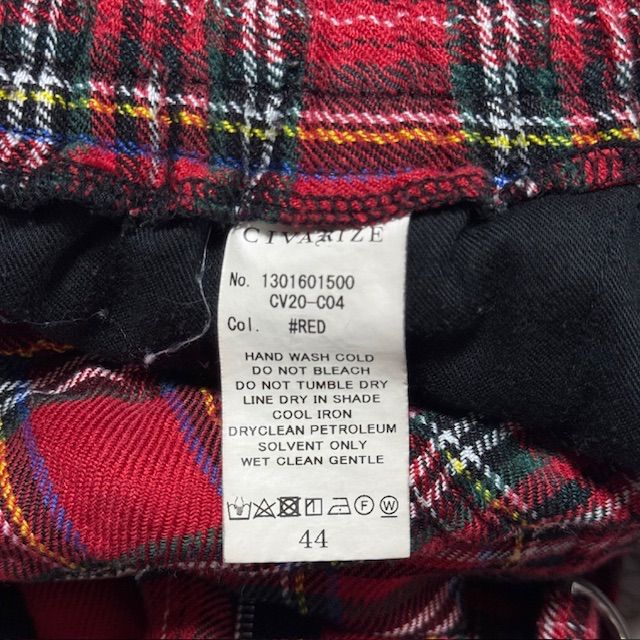 トレンド【CIVARIZE シヴァライズ 【商品名】タータンチェック