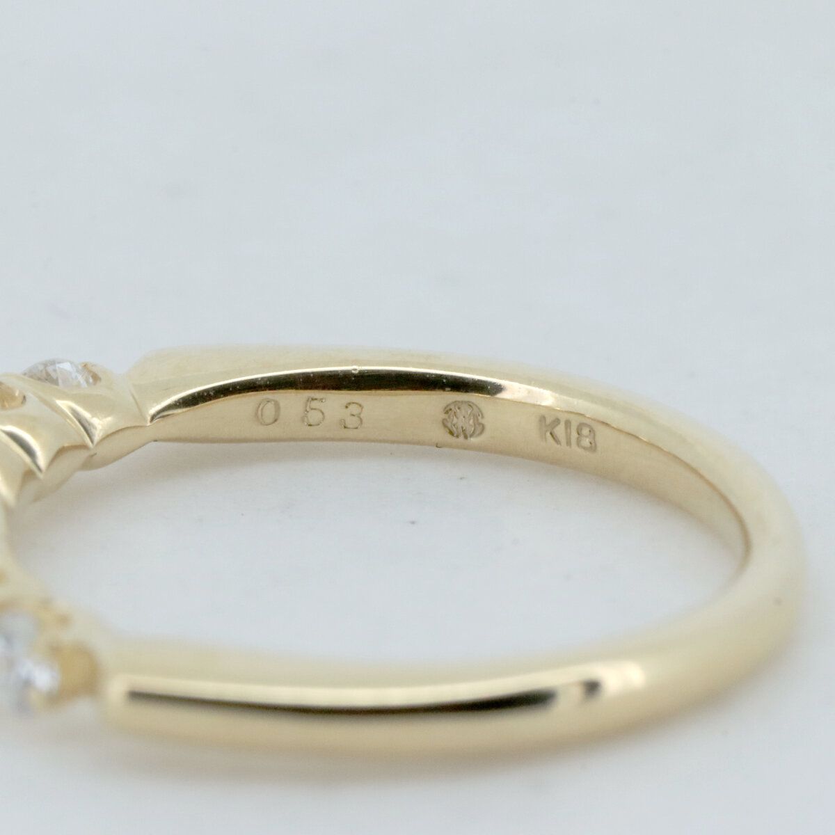 モニッケンダム ハーフエタニティ ダイヤモンド リング 指輪 9.5号