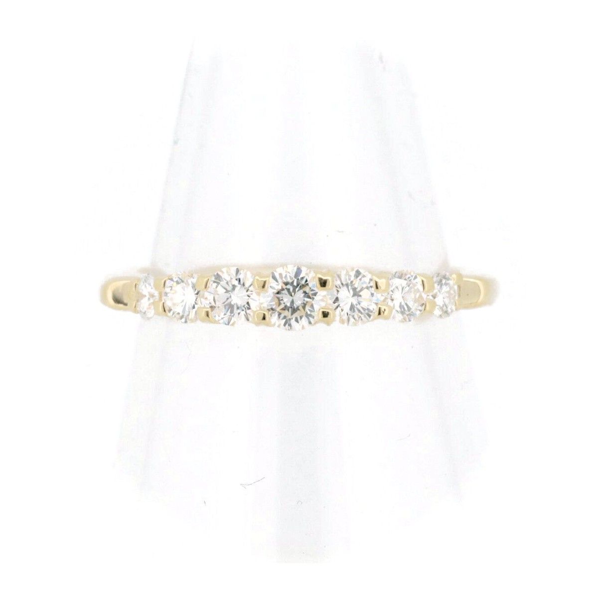 モニッケンダム ハーフエタニティ ダイヤモンド リング 指輪 9.5号