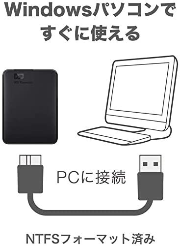 WD ポータブルHDD