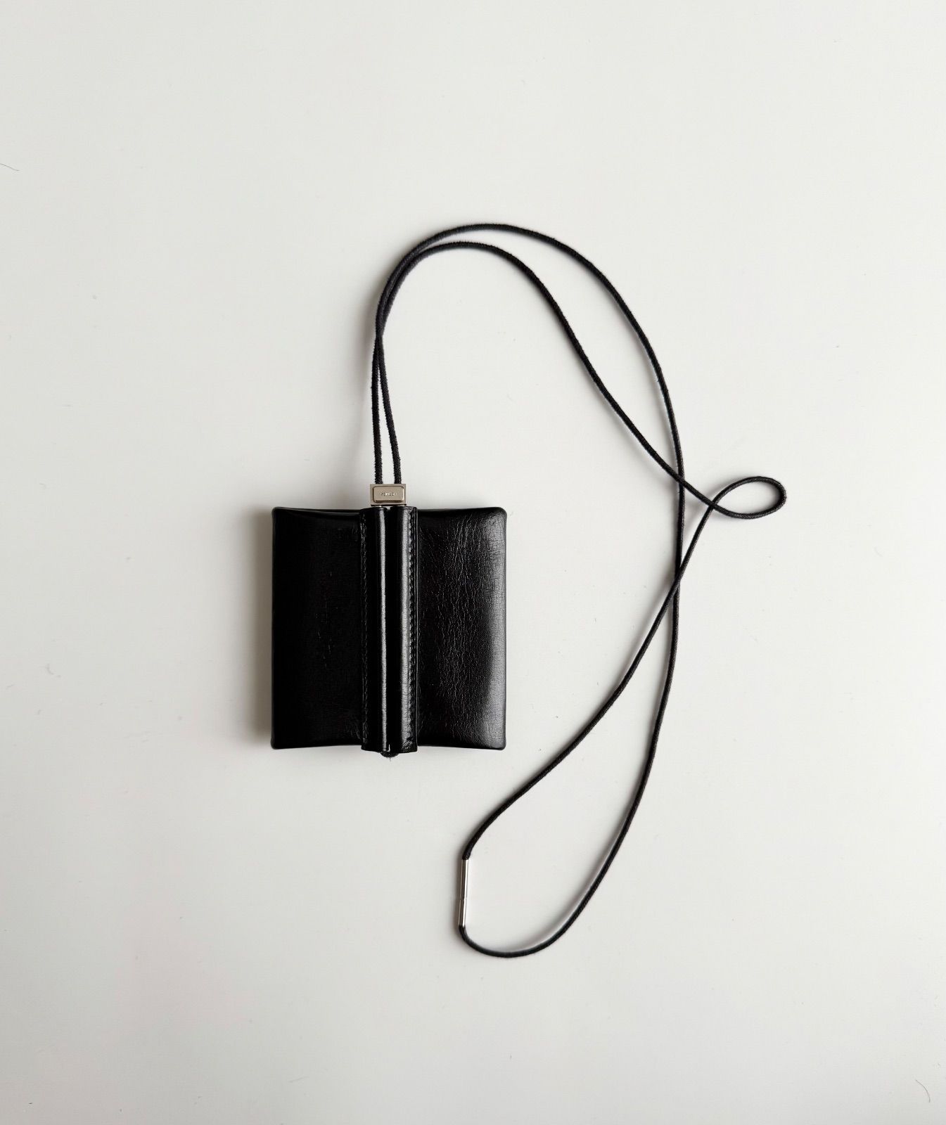 2001 HERMES LEATHER NECKLACE WALLET マルジェラ期 エルメス 2001年