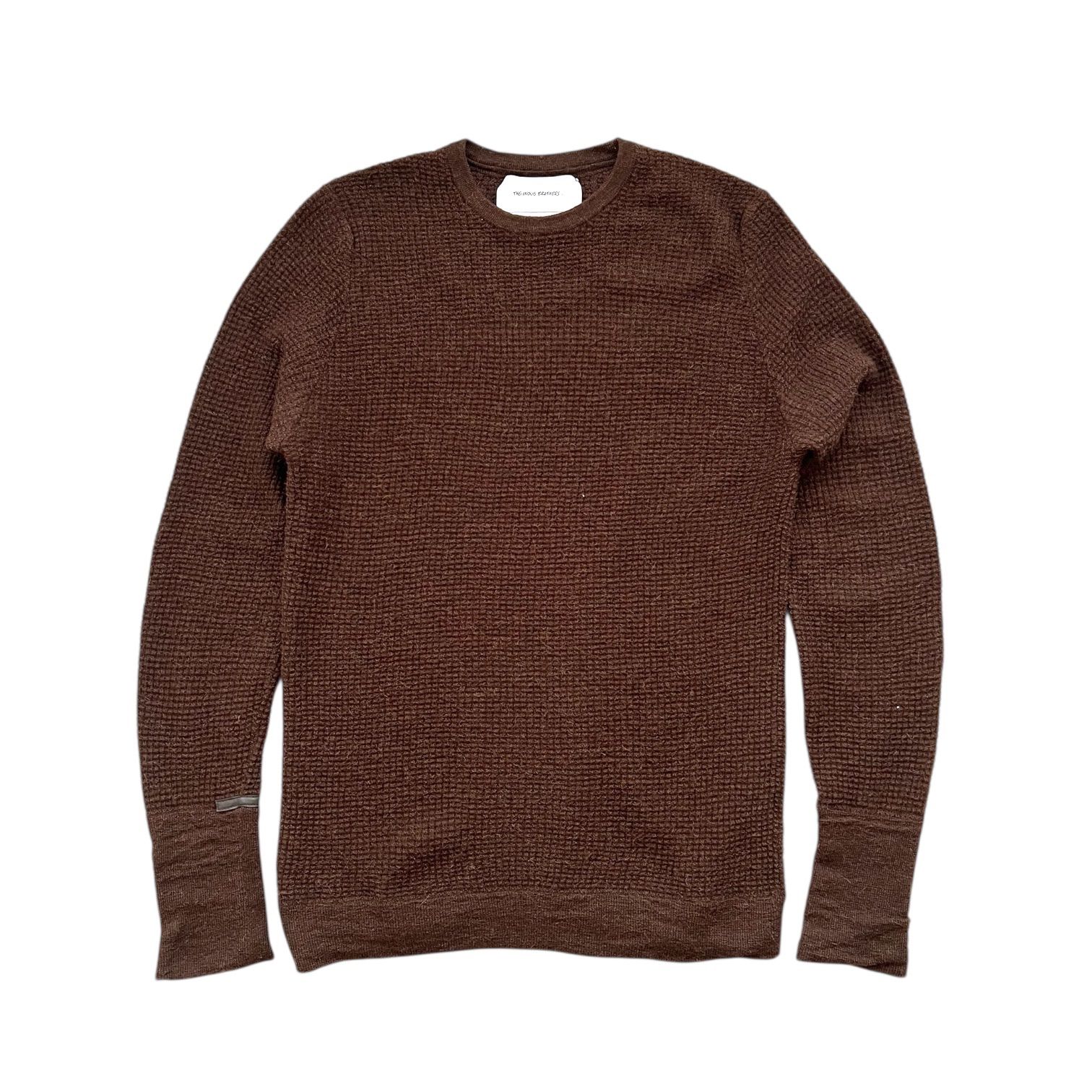 THE INOUE BROTHERS ザ イノウエブラザーズ Baby Alpaca Waffle Crew