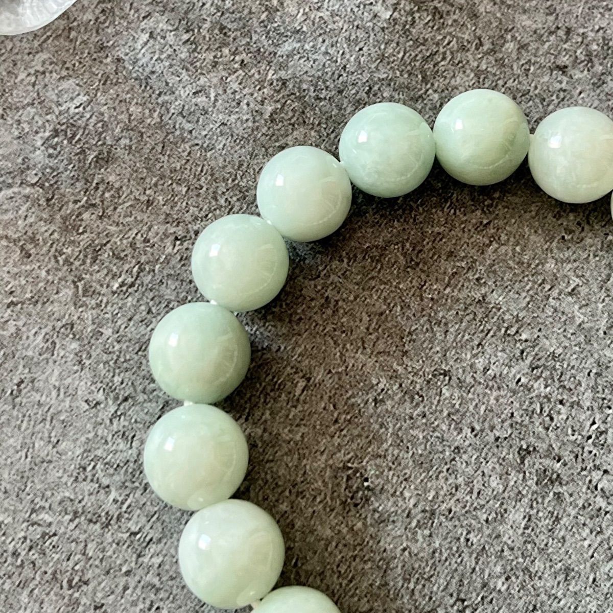 ビルマ翡翠(硬玉ジェダイト) 10mm】天然石 ブレスレット