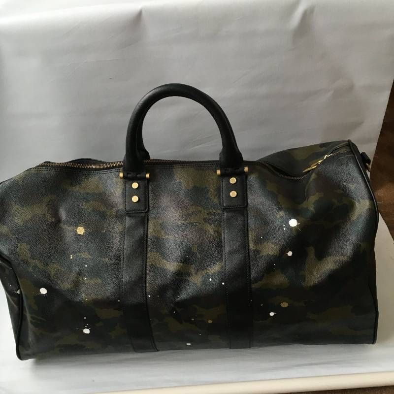 美品 Gentil Bandit（ジャンティバンティ） 迷彩 大容量 ボストン