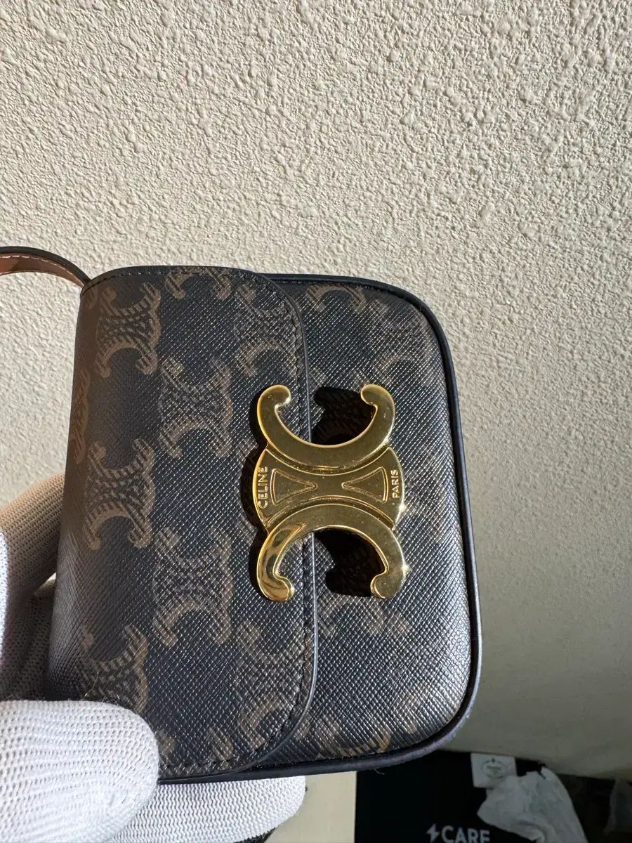 Celine Triomphe Canvas Mini Claude