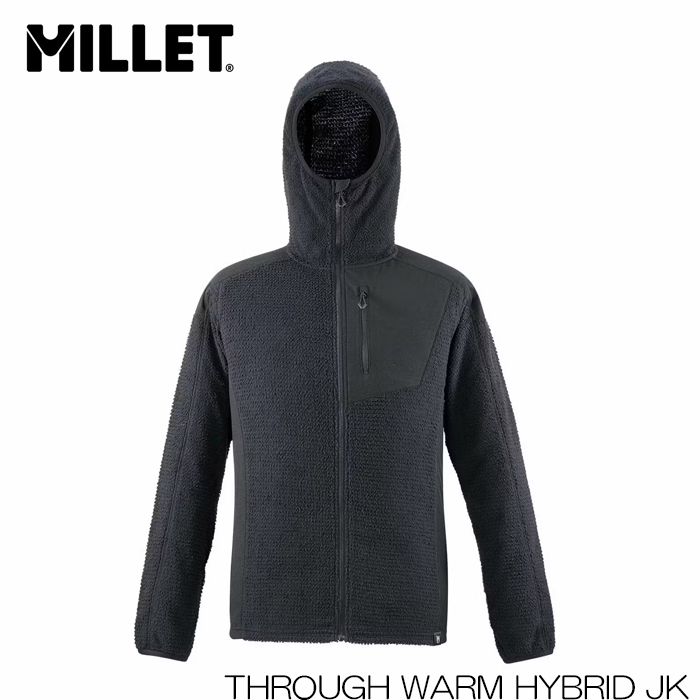ミレー フリース ミッドレイヤー MILLET FAUCON THROUGH WARM HYBRID JK ユニセックス ハイブリッド ジャケット 日本