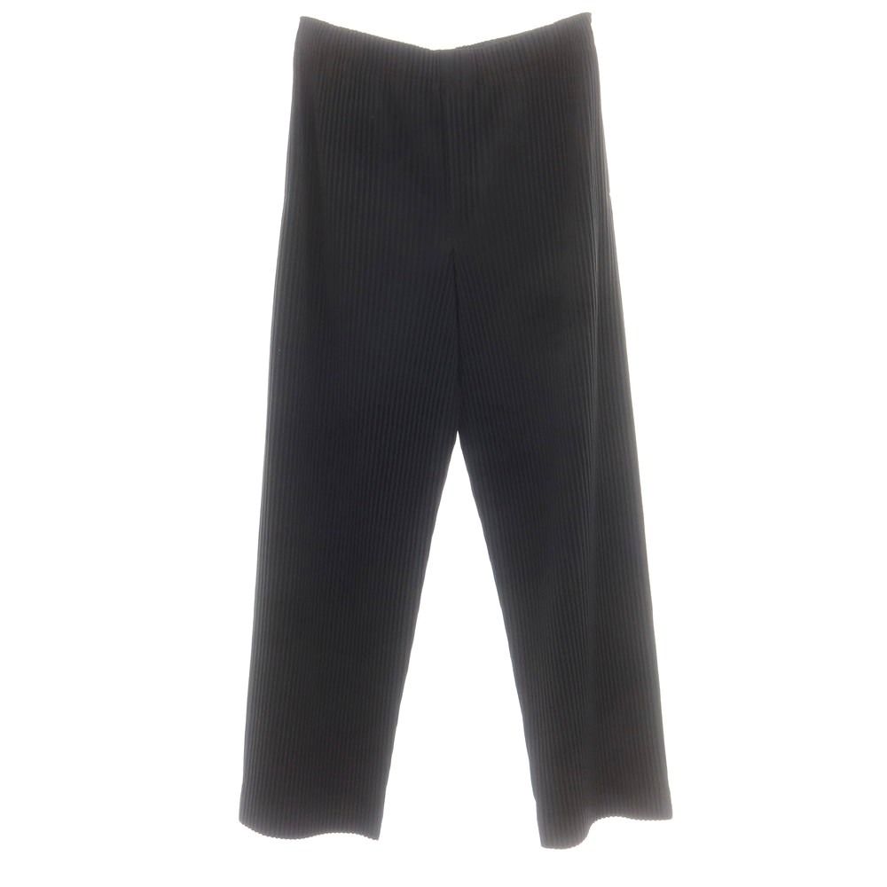 オム プリッセ イッセイミヤケ HOMME PLISSE ISSEY MIYAKE 春夏 ポリエステル系 プリーツ イージーパンツ ブラック サイズ表記なし L位 メンズ