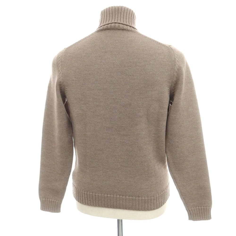 中古】ザノーネ ZANONE ミドルゲージウール タートルネックニット