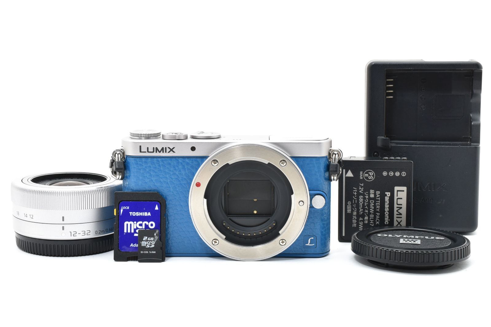 ☆極上品☆パナソニック Panasonic LUMIX GM1S レンズキット ブルー