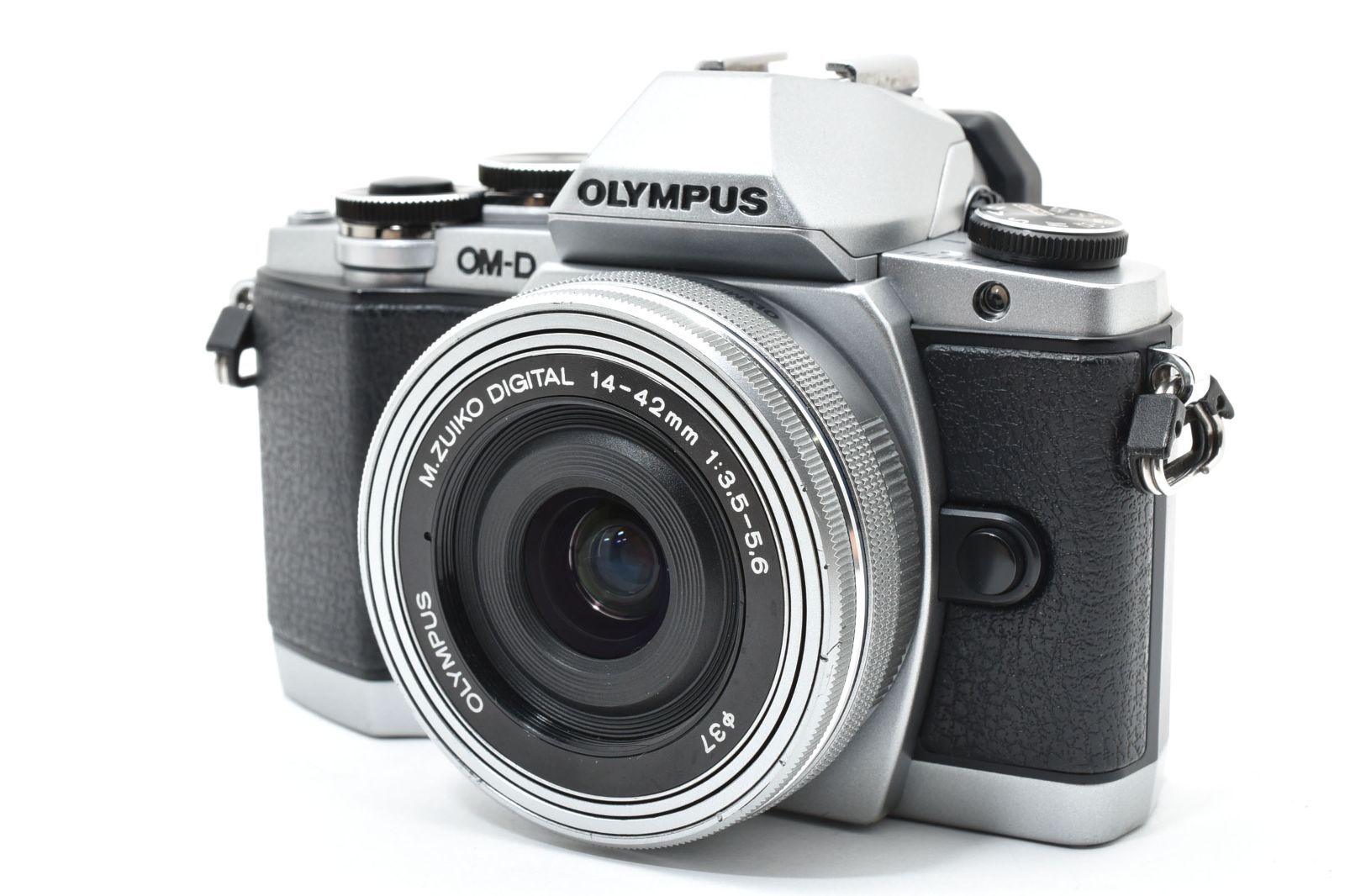 オリンパス OLYMPUS OM D E M 10 レンズキット 14 42 mm EZ ショット数5140回 LL 221 6061