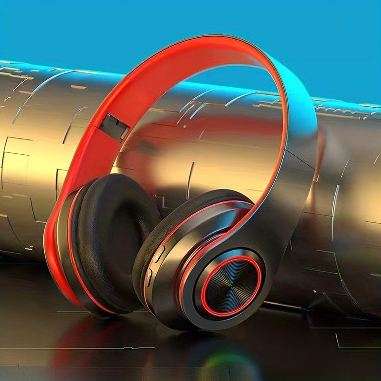 LED発光＆折りたたみ】ワイヤレスヘッドホン B39 Bluetooth5.0 マイク