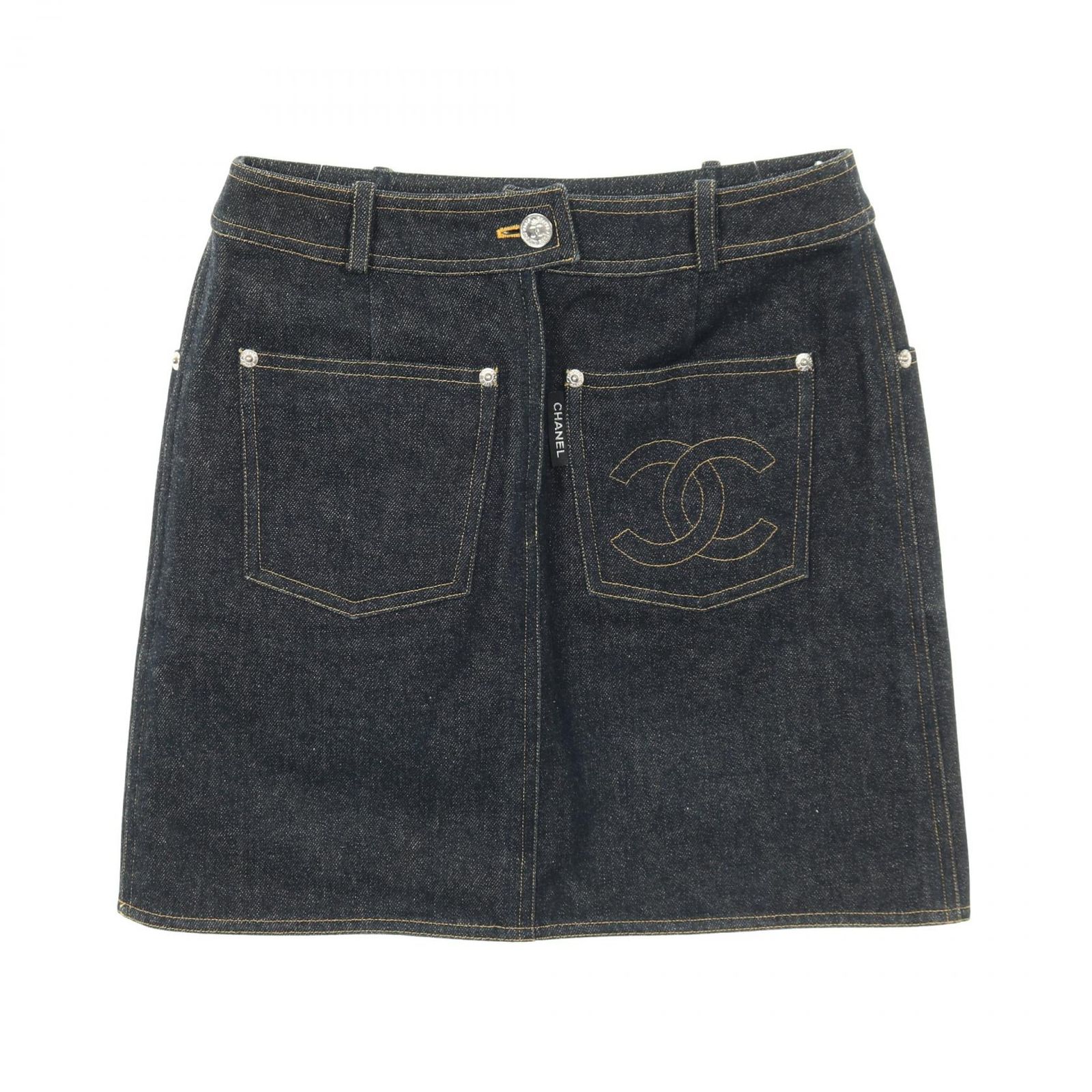 CHANEL シャネル ココボタン ベロア スカート CHANEL シャネル ココマーク スカート - メルカリ
