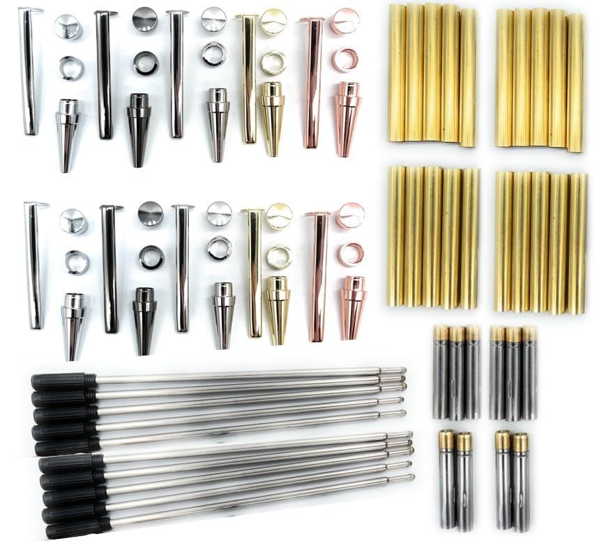 スリムラインペンキット ウッドターニング用 複数の仕上げ 7 mm ツイストペンキット