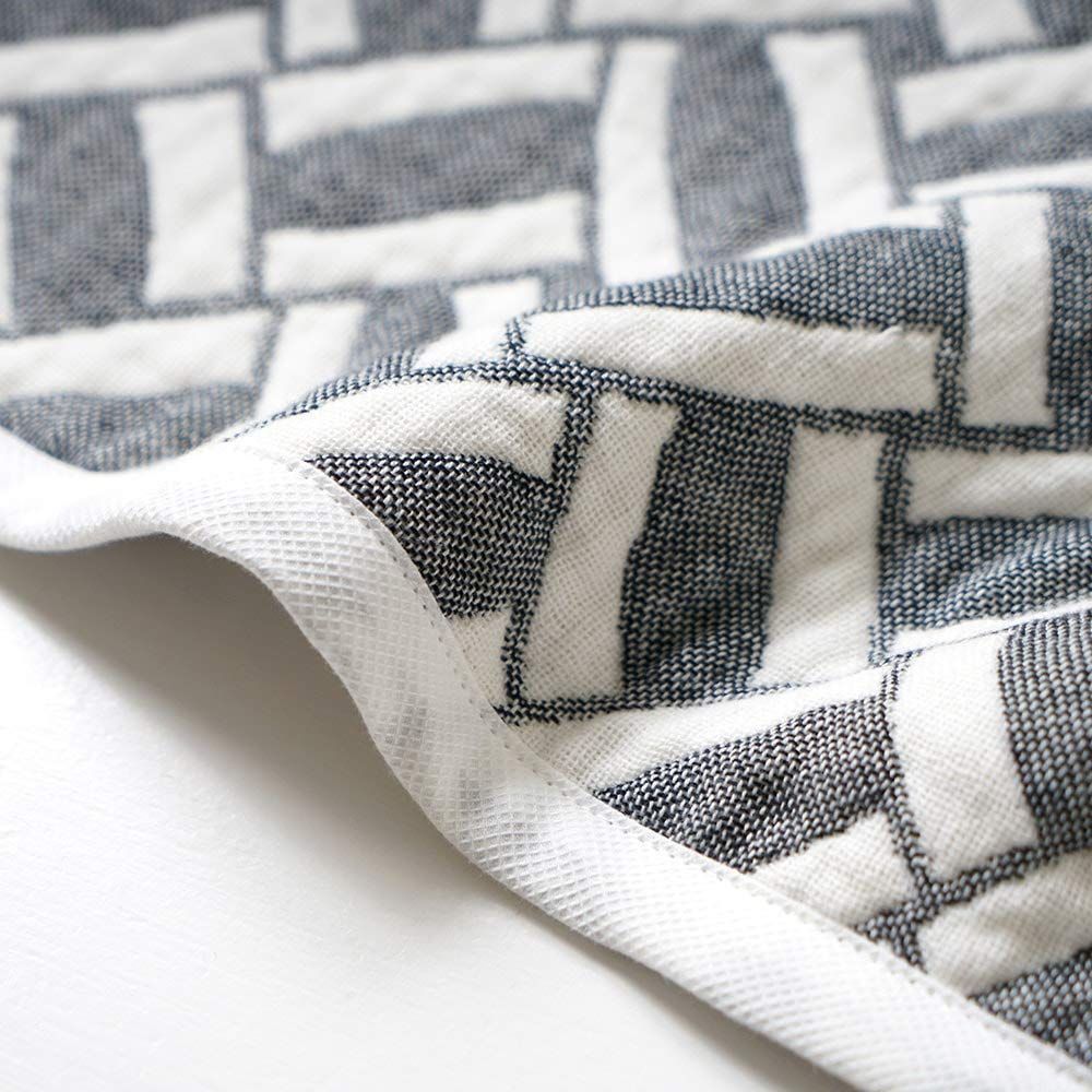 ブラック ふくふくガーゼ 大人用 かごめ 10 mois ディモワ