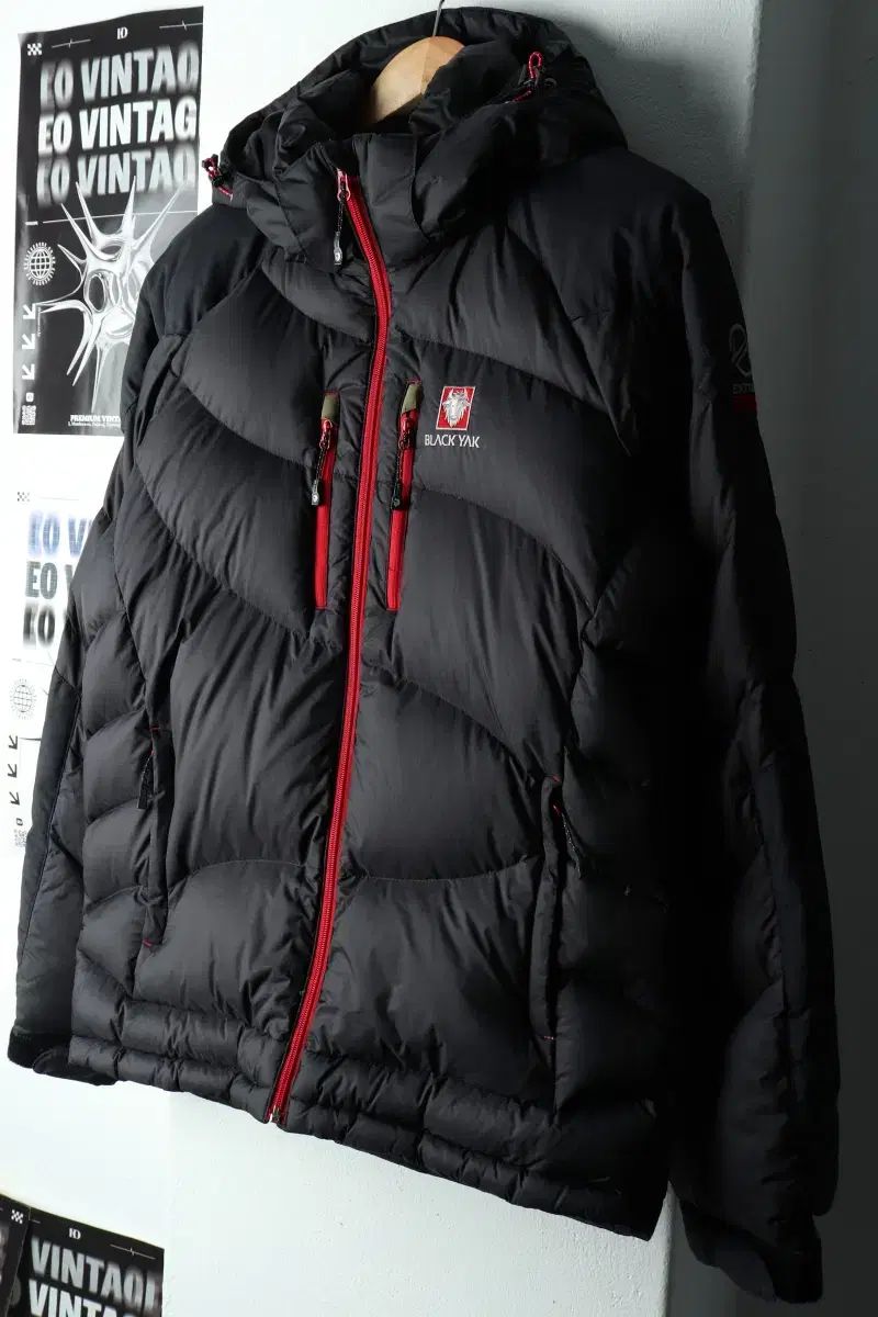 (M-L) ブラックヤク ダウン アウター ジャケット グースダウン ヒマラヤ ブラック-16099