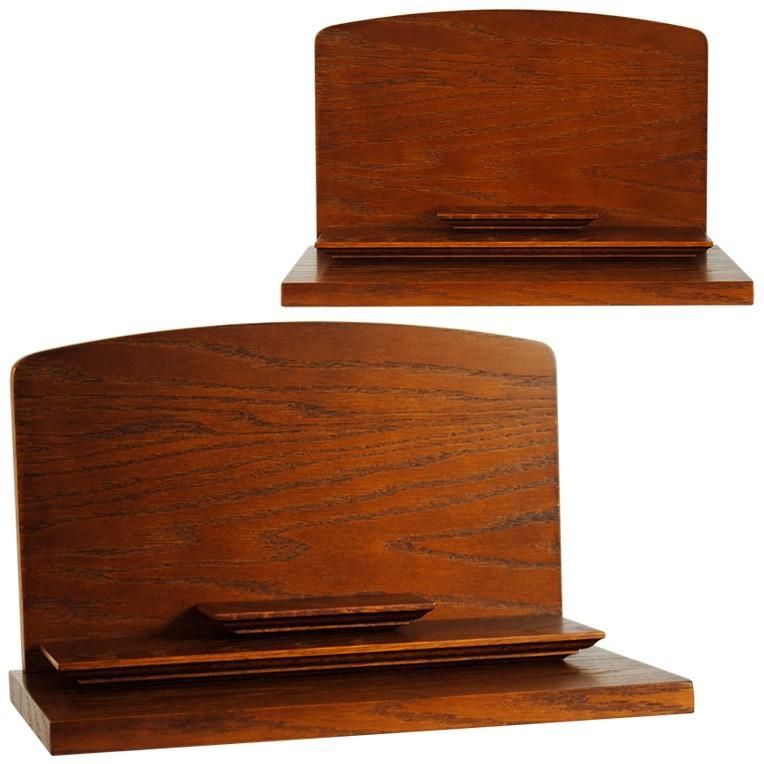 メモリアルステージ 尾花 おばな オーク材 ブラウン オープン型仏壇 手元供養 パーソナル供養