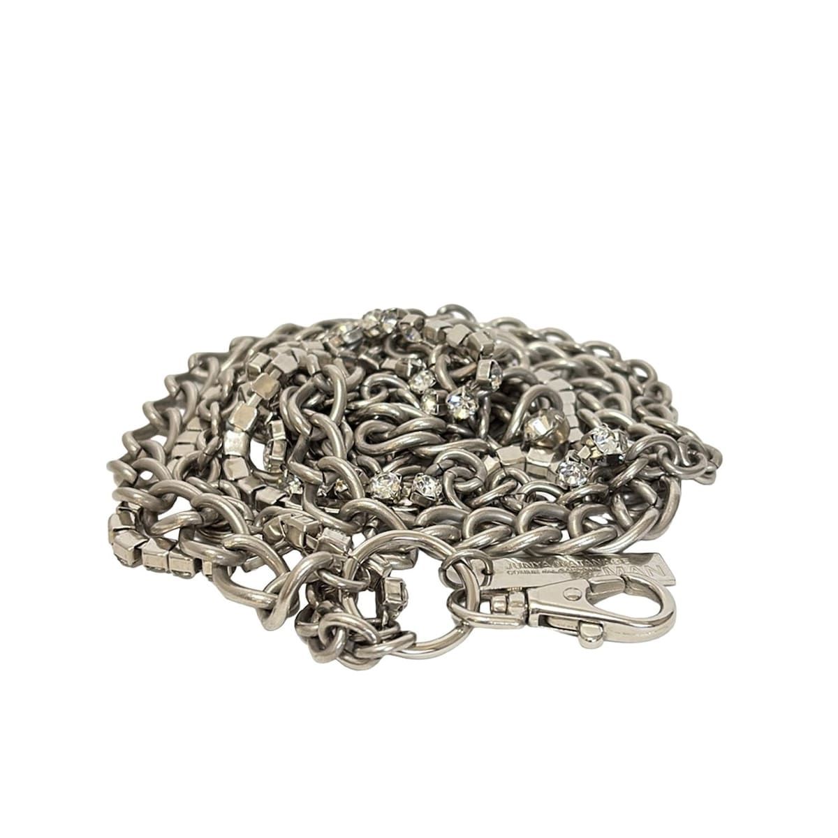 COMMEdesGARCONSJUNYAWATANABEMAN コムデギャルソンジュンヤワタナベマン ベルト シルバー チェーンベルト