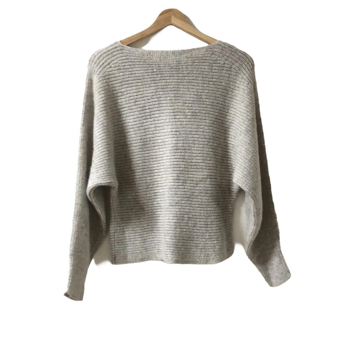 YOSHIE INABA ヨシエイナバ 長袖セーター サイズ9 M レディース - アイボリー クルーネック