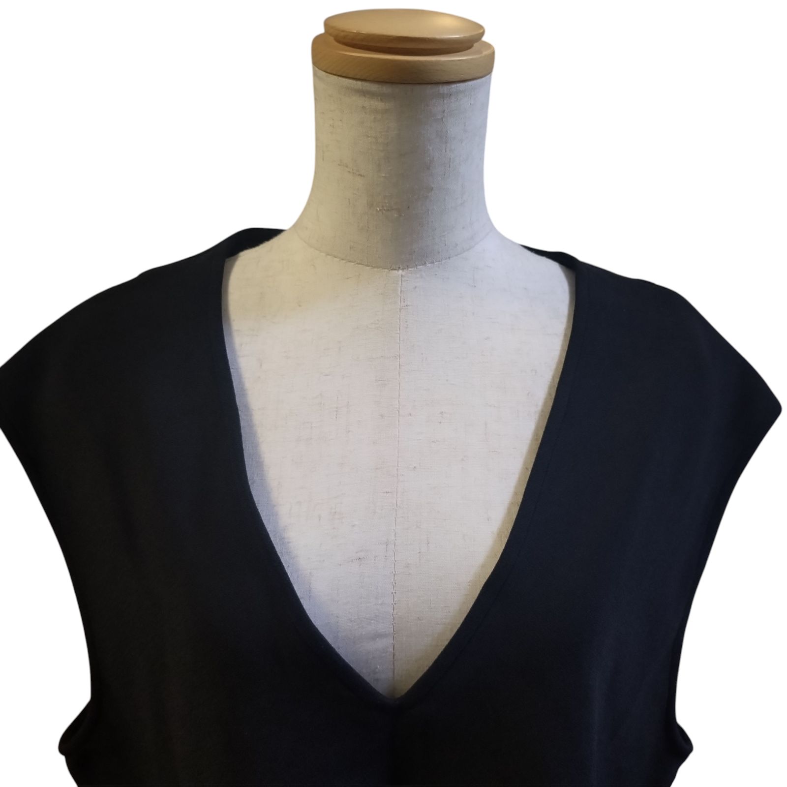 【美品】 ヨンファ クーコーベスト YONFA ベスト ジレ ブラック FREE 美品】 YONFA ヨンファ クーコーベスト ベスト ジレ ブラック サイズ