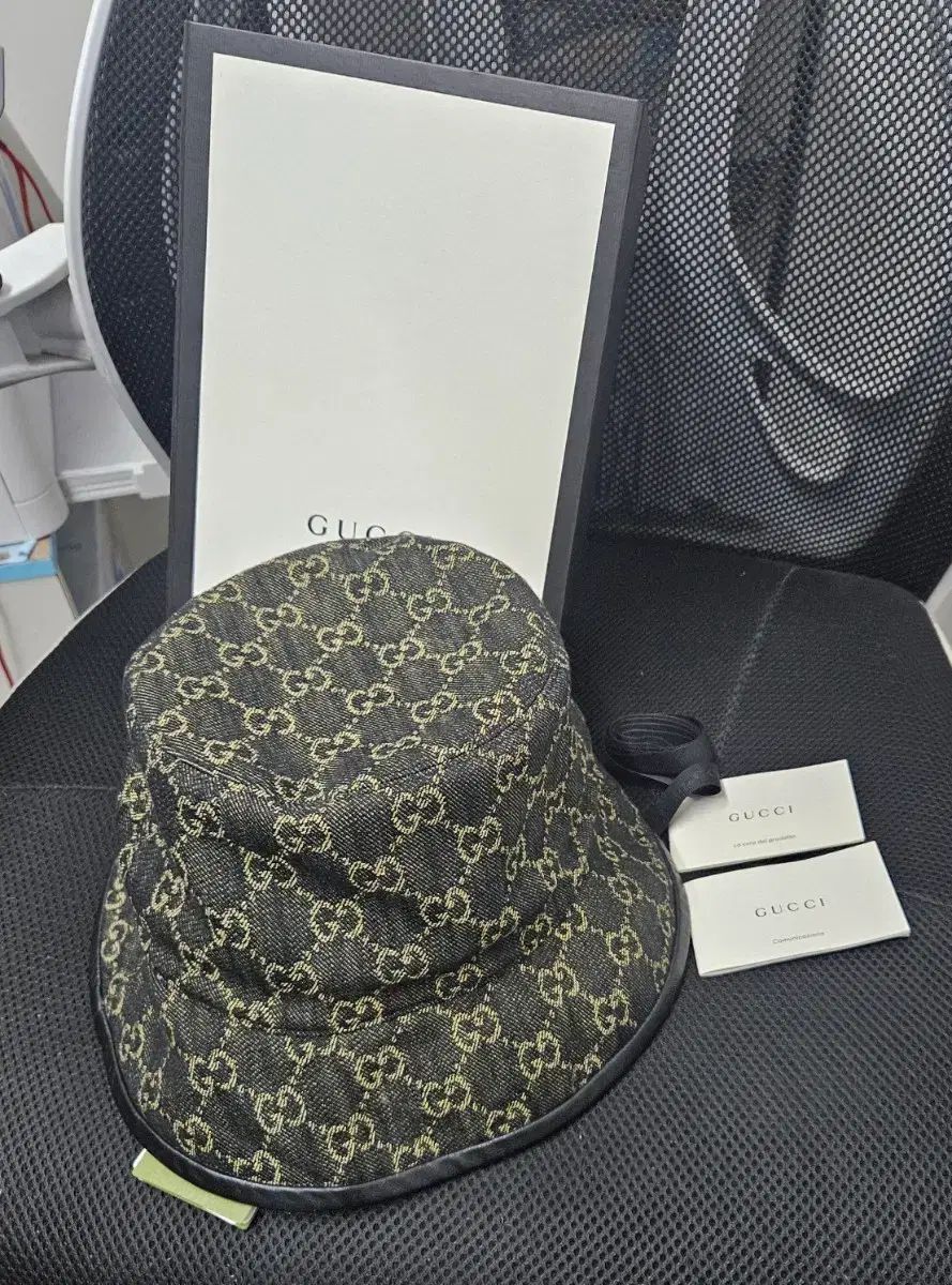 グッチ GG パータン バケットハット ブラック