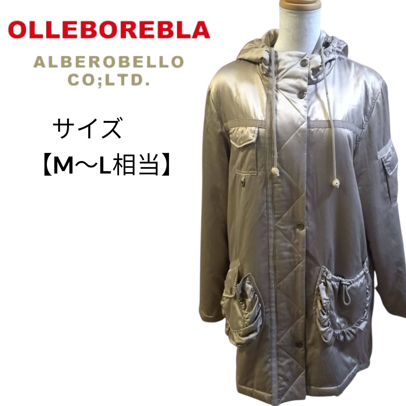 お値下げ中⭐︎アルベロベロ OLLEBOREBLA⭐︎スプリングコート⭐︎新品 Alberobello OLLEBOREBLA アルベロベロ モッズコート 総柄