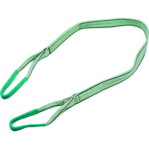 ＴＲＵＳＣＯ 強力ポリエステルスリング ＪＩＳ４等級 両端アイ形 ７５ｍｍＸ３ ５ｍ