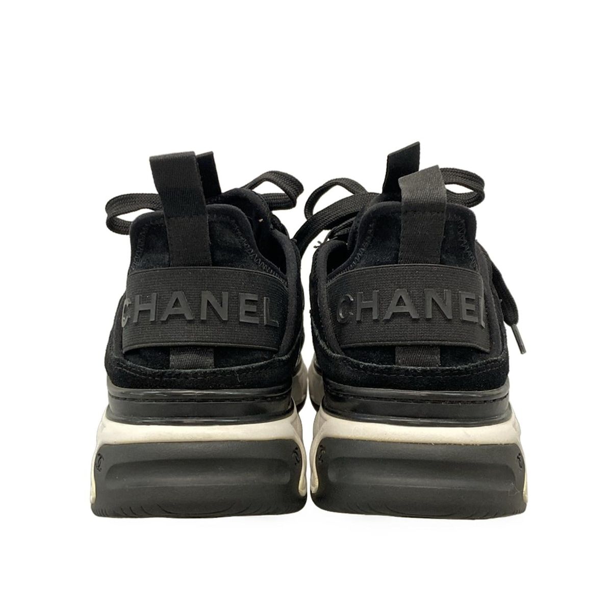 CHANEL(シャネル) スニーカー 37 レディース - G35617 黒 ココマーク