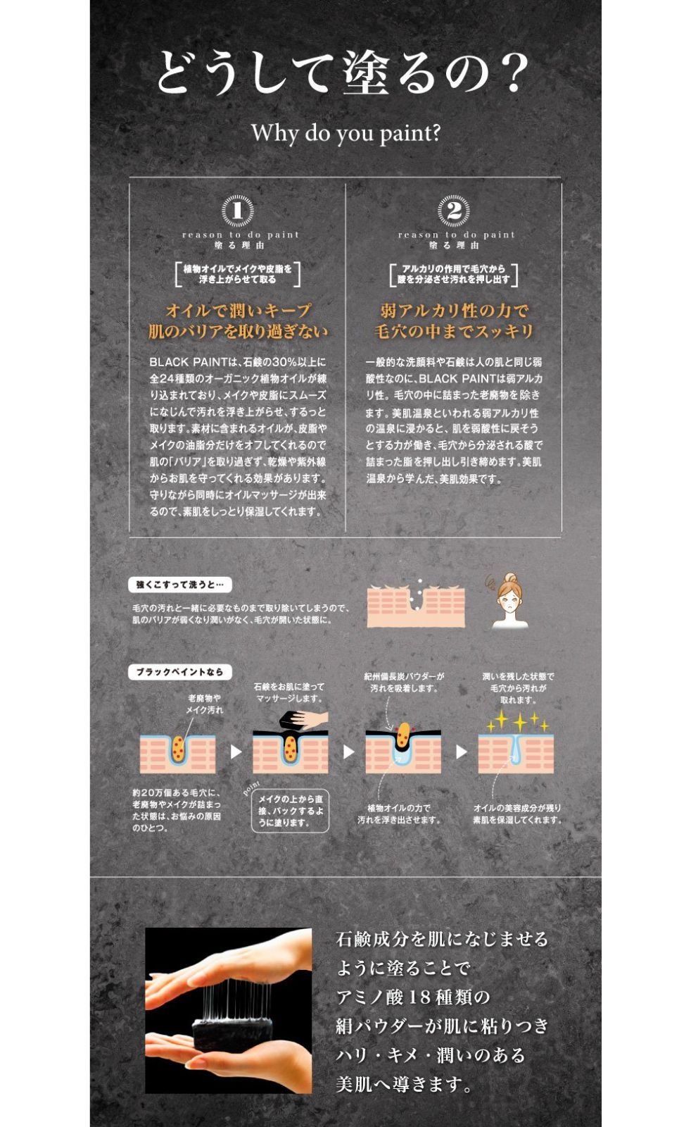 毛穴ケアで肌の運命が変わる 1回洗顔OK クレンジング不要 120g