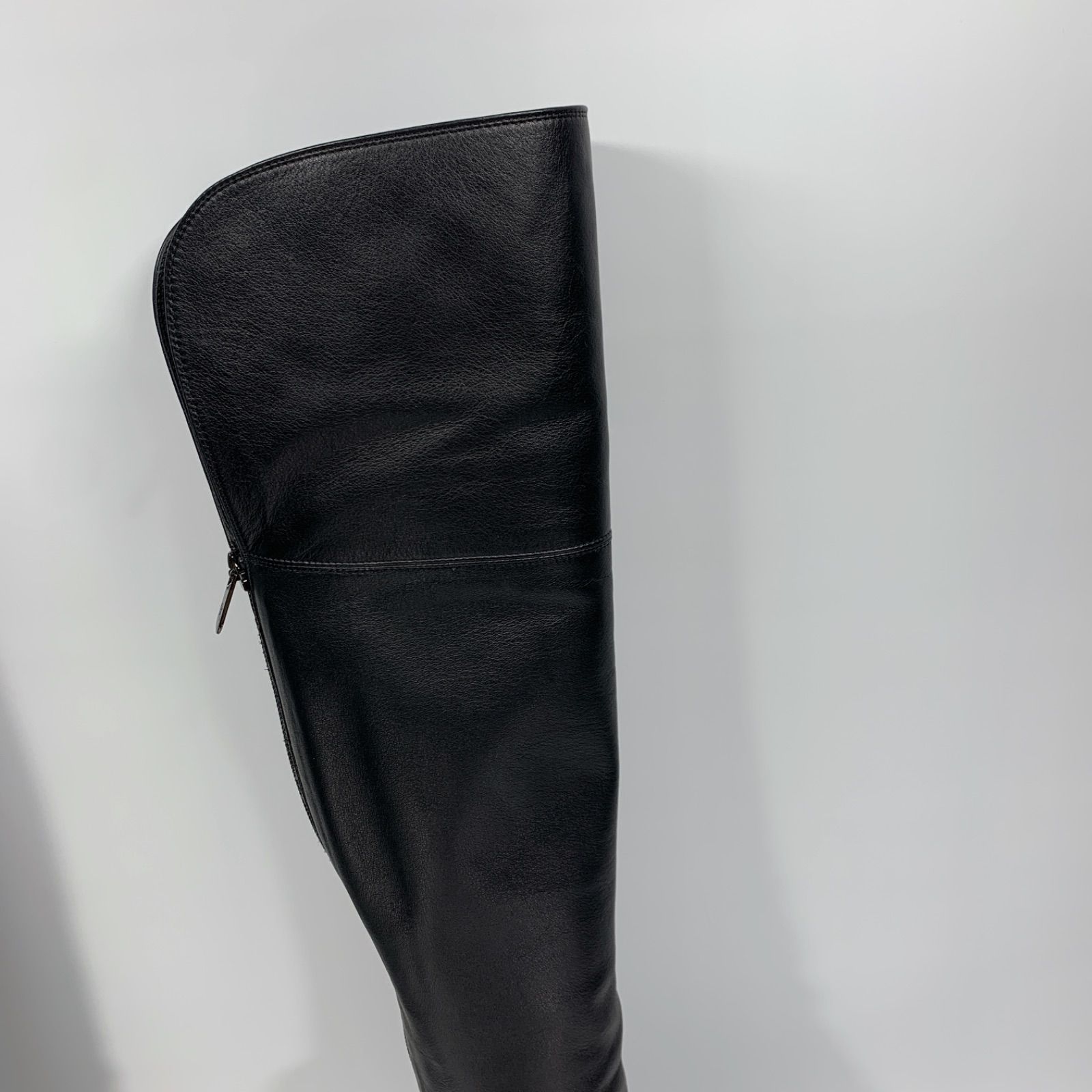 美品◯ 銀座かねまつ ニーハイブーツ ロングブーツ レザー 2way