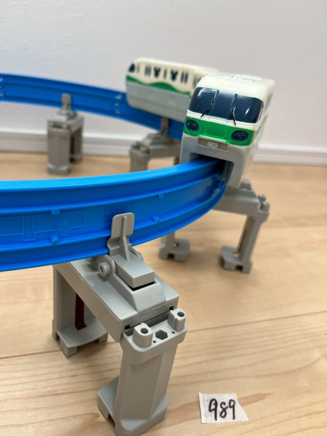 989】プラレール モノレール ディズニー リゾートライン 緑 サウンドok