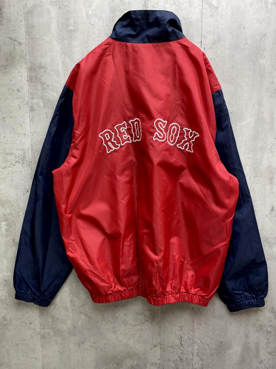 Majestic MLB レッドソックス ソフトシェルナイロンジャケット Majestic MLB レッドソックス ソフトシェルナイロンジャケット