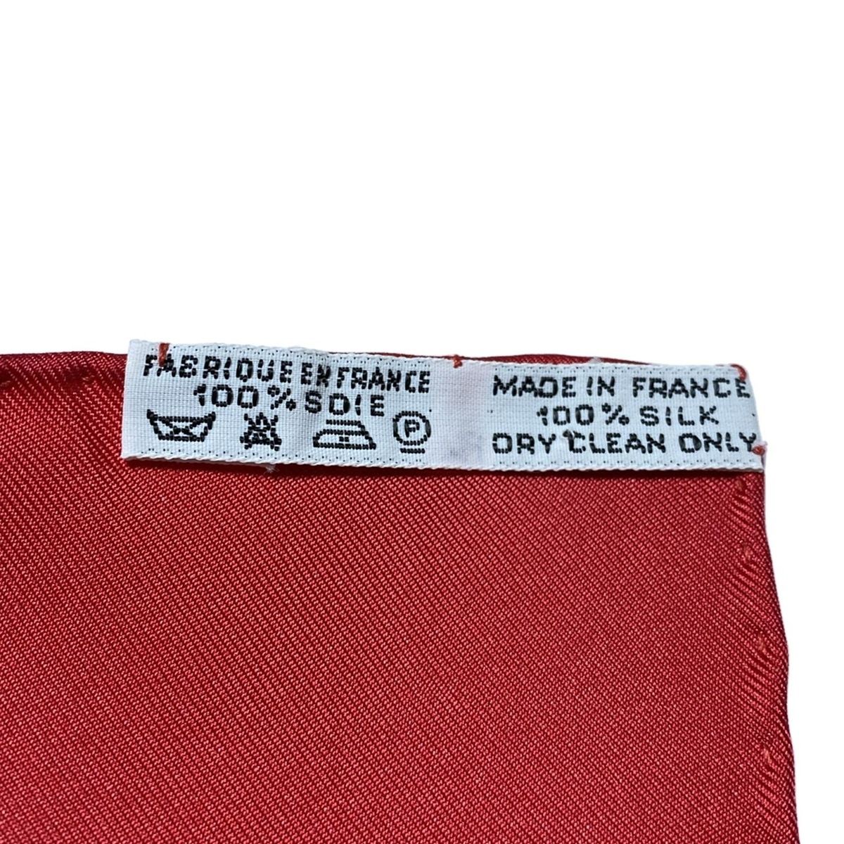  HERMES エルメス スカーフ カレ90 レッド 黒 ダークイエロー Eperon d or バンダナ スカーフ 小物