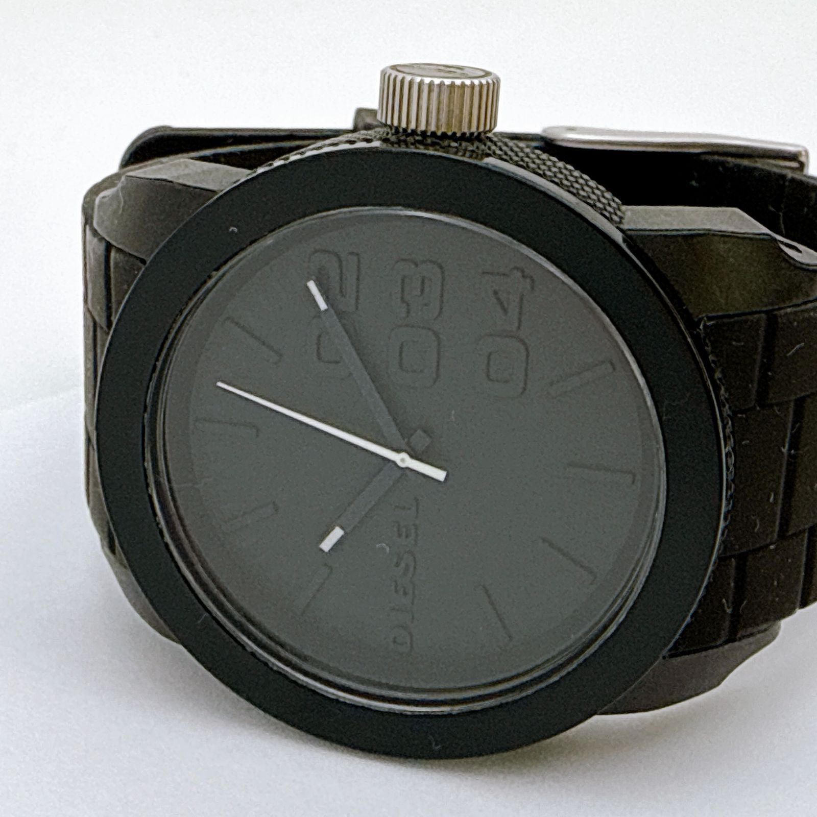 B071 DIESEL DZ-1437 Big Face All Black ディーゼル ビッグフェイス 