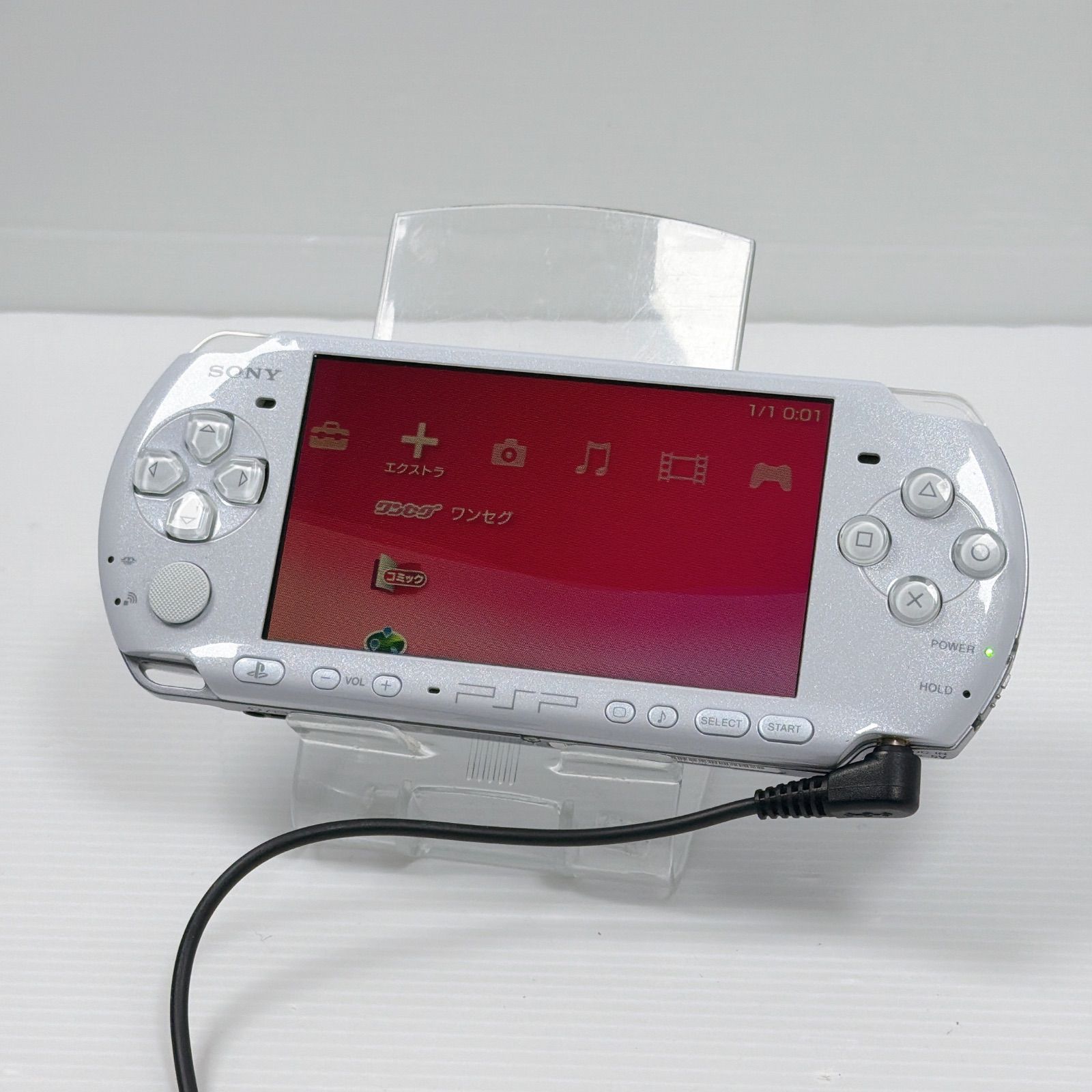 PSP 3000 パールホワイト FW 6 60 ソニー プレイステーション ポータブル SONY PlayStation Portable